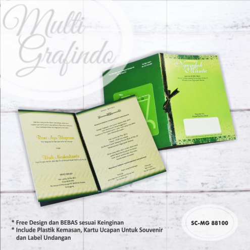 Cetak Undangan Softcover Full Color 11,5x15,5